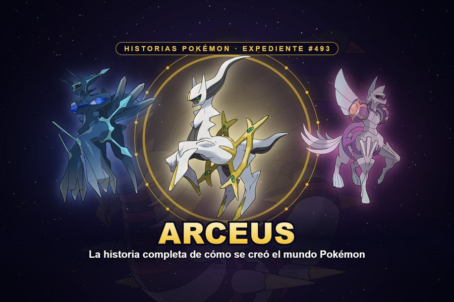La historia completa de Arceus, el dios que creó el mundo Pokémon
