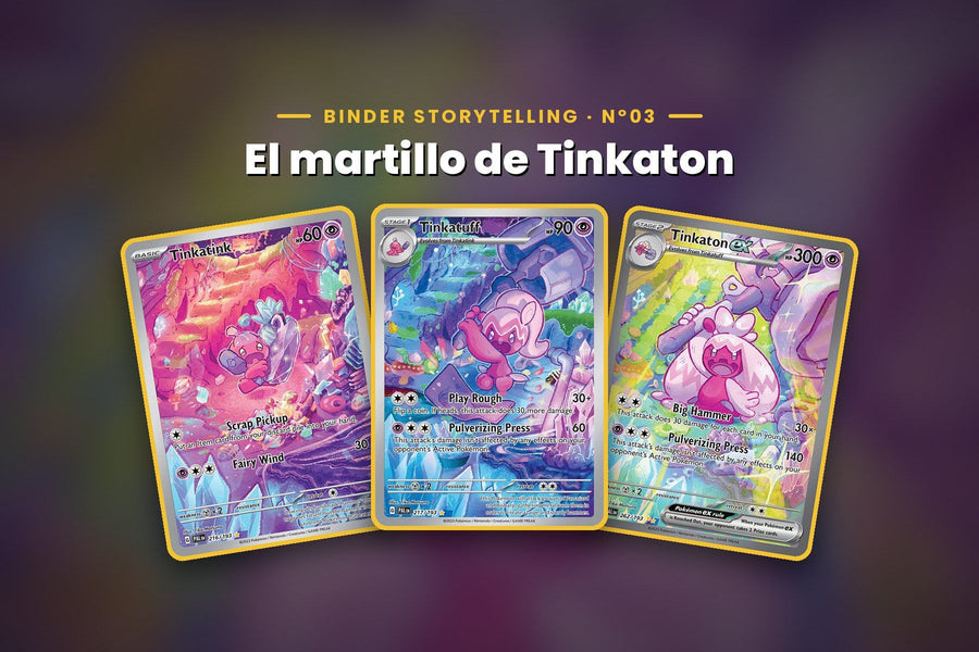 El martillo: la historia de Tinkatink, Tinkatuff y Tinkaton en Evoluciones en Paldea