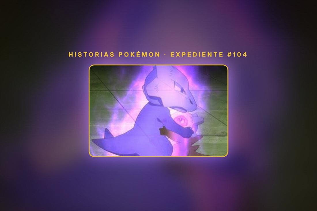 El espíritu de Marowak abraza a Cubone — Historias Pokémon, expediente #104