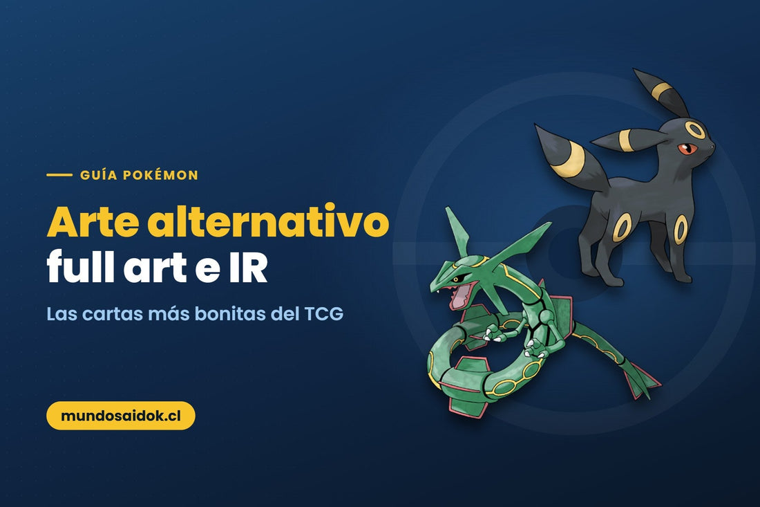 Portada de la guía: Arte alternativo full art e IR — Las cartas más bonitas del TCG | Mundo Saidok