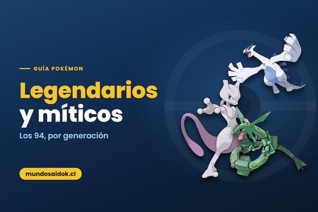 Portada de la guía: Legendarios y míticos — Los 94, por generación | Mundo Saidok