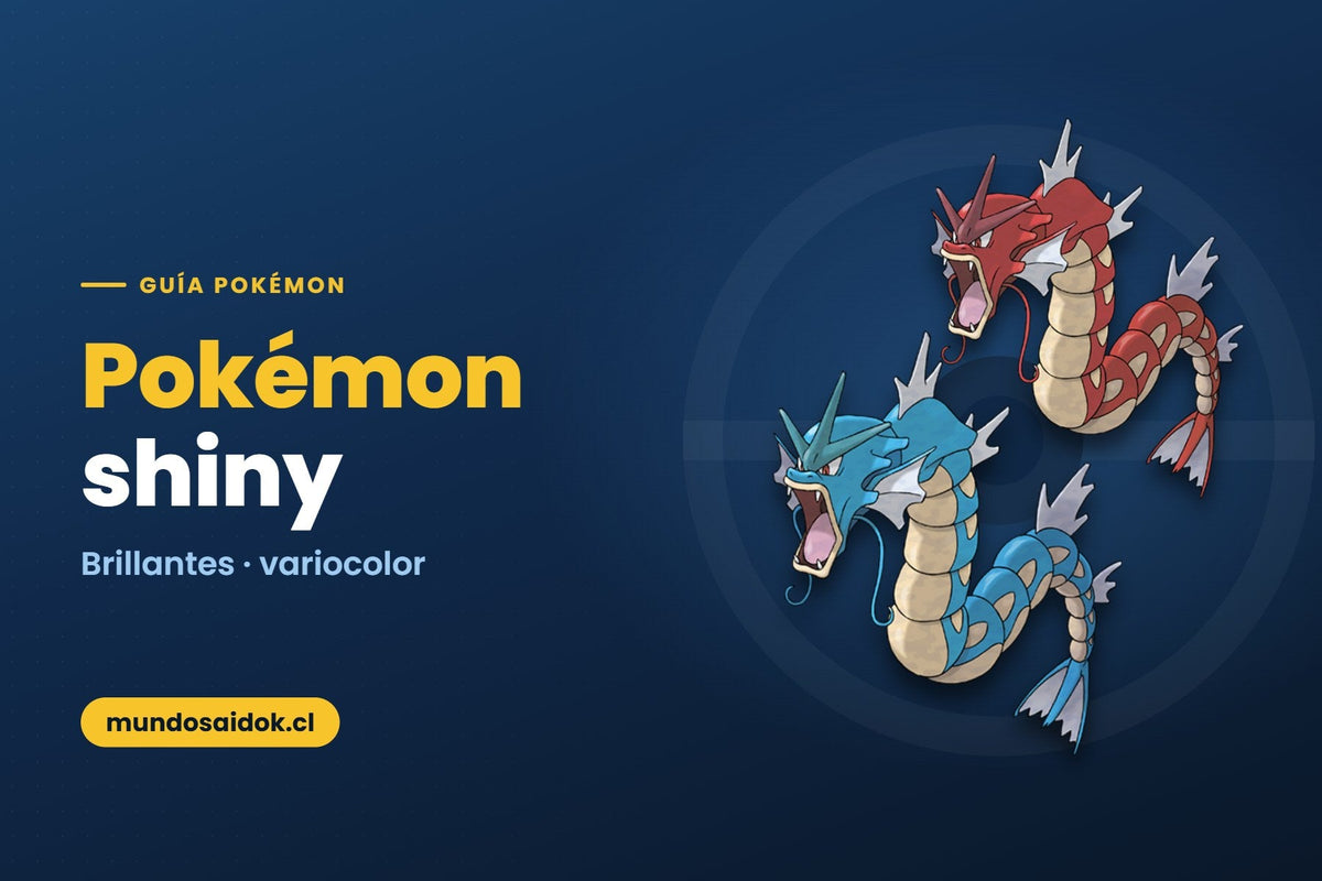 Portada de la guía: Pokémon shiny — Brillantes · variocolor | Mundo Saidok