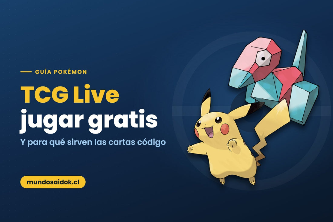 Portada de la guía: TCG Live, jugar gratis — Y para qué sirven las cartas código | Mundo Saidok