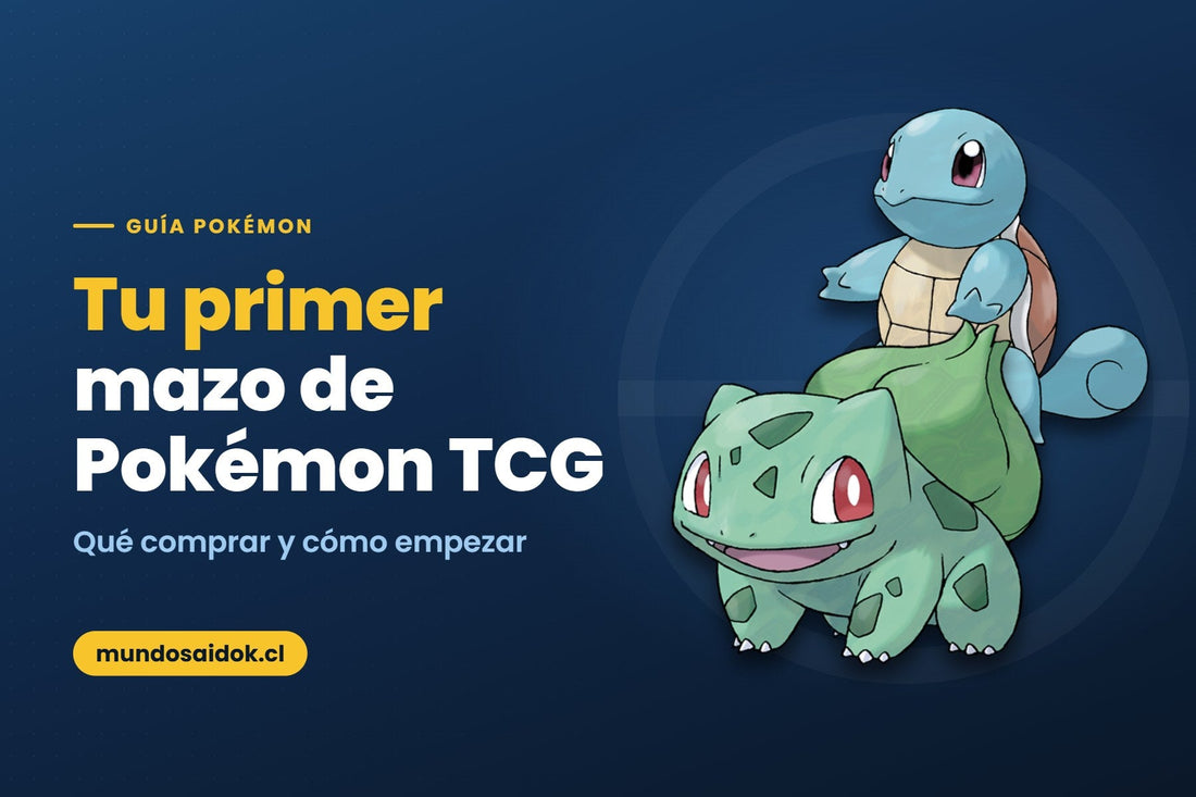 Portada de la guía: Tu primer mazo de Pokémon TCG — Qué comprar y cómo empezar | Mundo Saidok