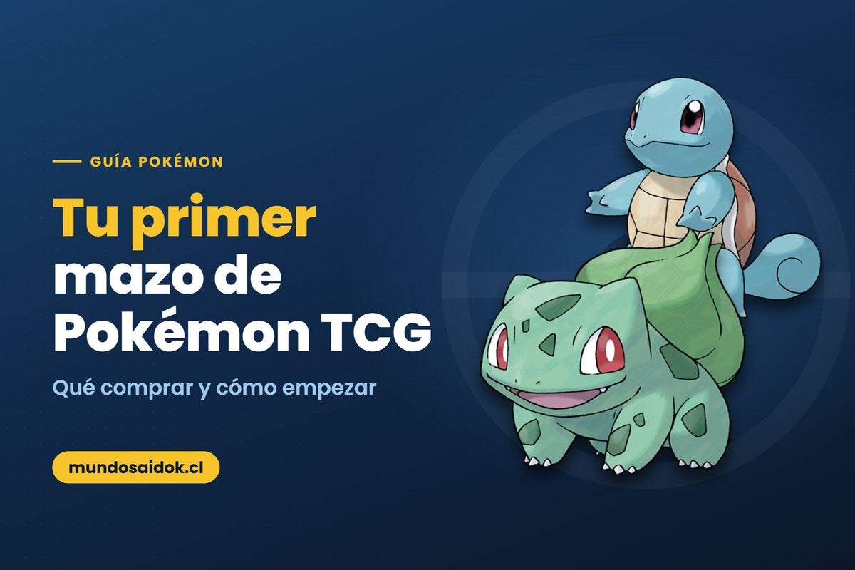 Portada de la guía: Tu primer mazo de Pokémon TCG — Qué comprar y cómo empezar | Mundo Saidok