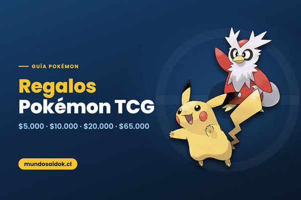 Regalos Pokémon TCG por presupuesto: $5.000, $10.000, $20.000 y $65.000