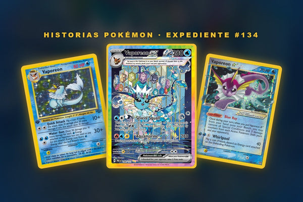 La historia de Vaporeon: el Pokémon que se vuelve agua