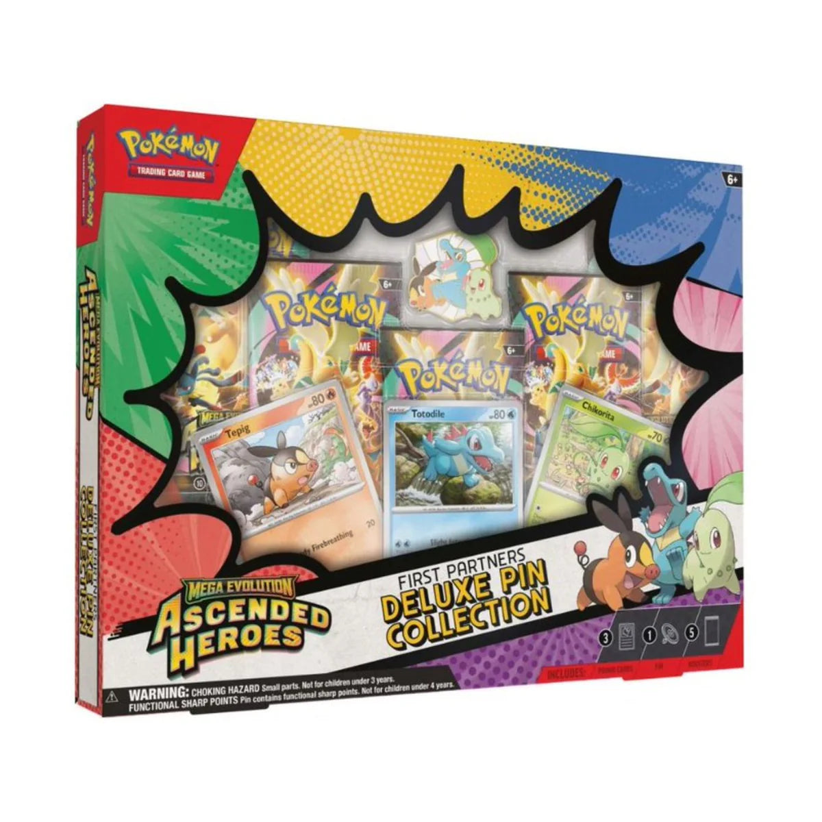 POKEMON TCG: MEGA EVOLUTION—ASCENDED HEROES FIRST PARTNERS DELUXE PIN COLLECTION