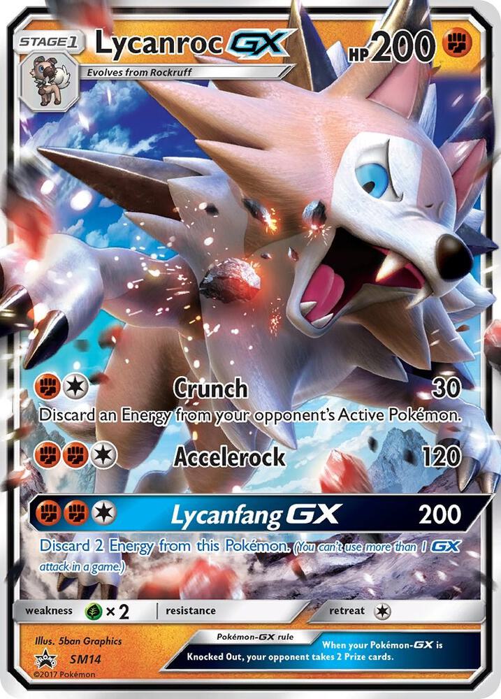 Carta Pokémon Lycanroc GX - SM14 SM14