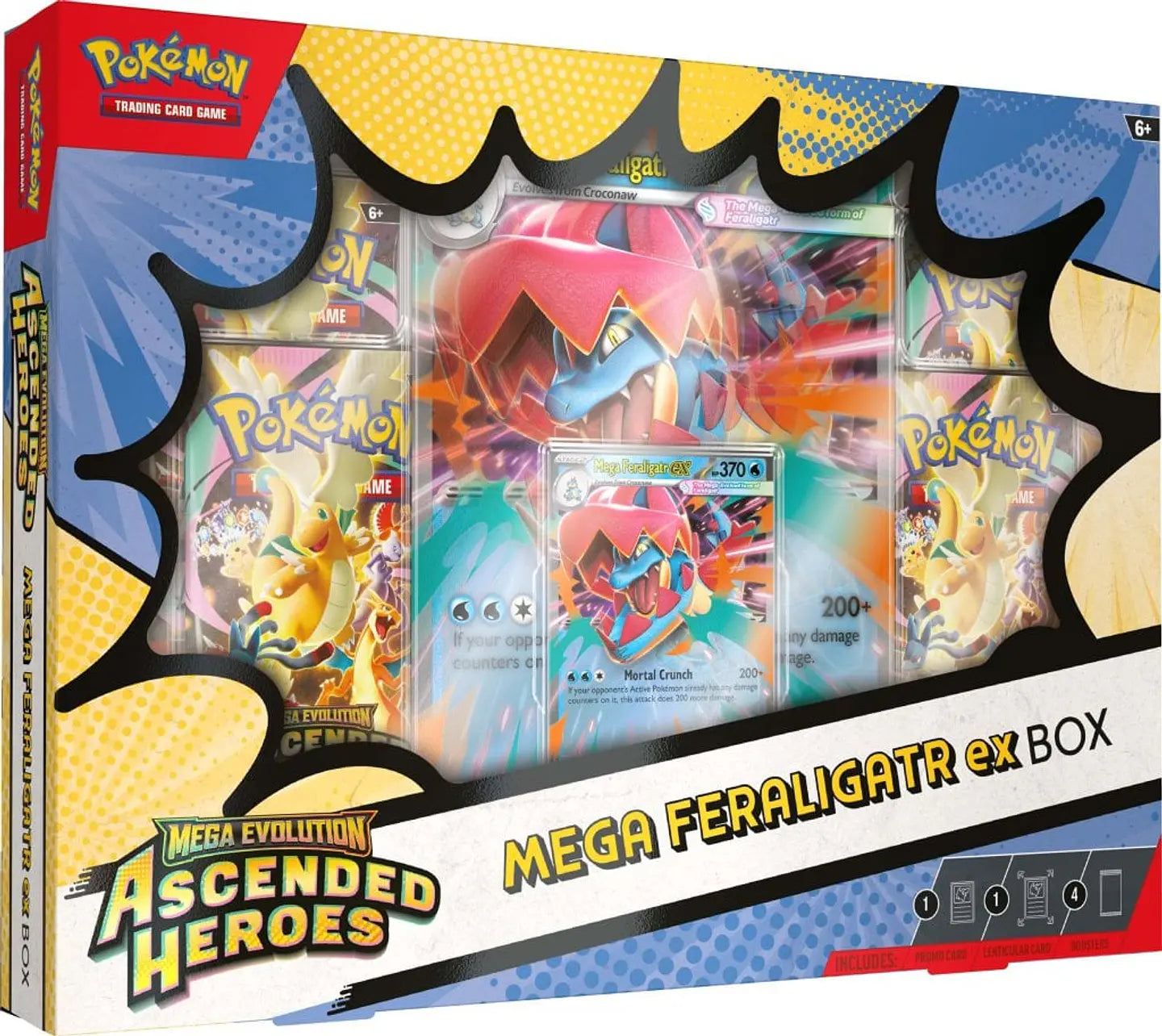 POKEMON TCG—MEGA EVOLUTION: ASCENDED HEROES—MEGA FERALIGATR EX BOX
