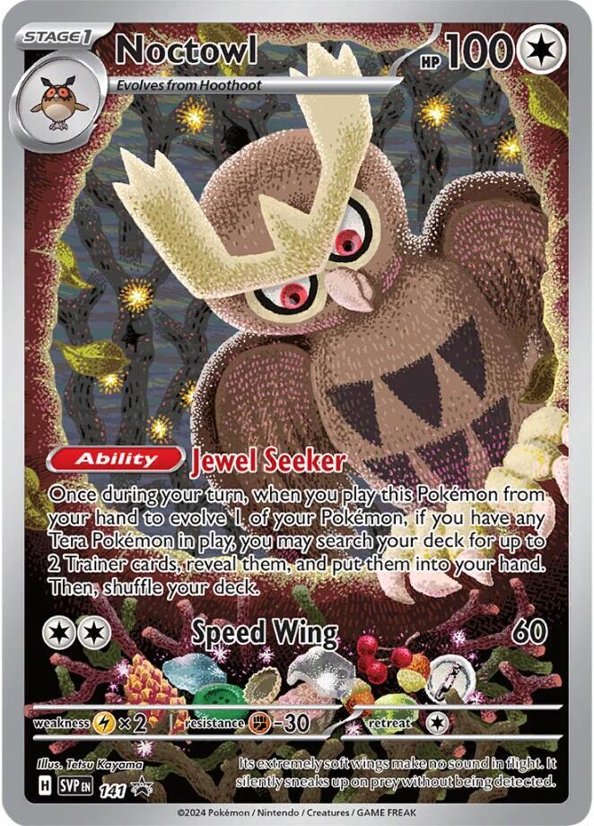 Carta Pokémon Noctowl - 141 141