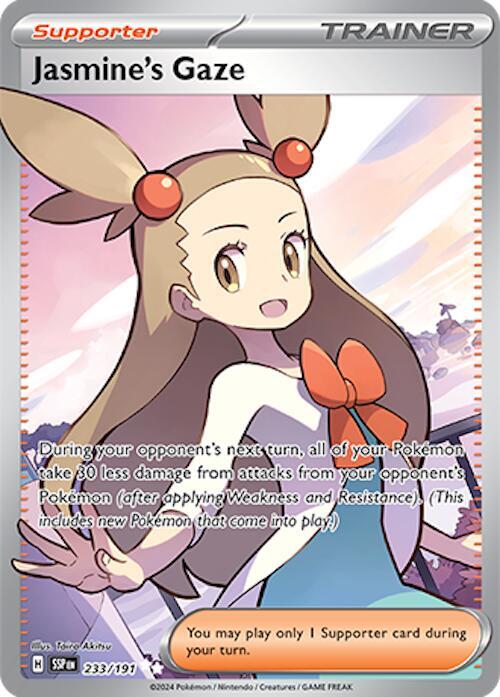 Carta Pokémon Jasmine's Gaze - 233/191 233/191