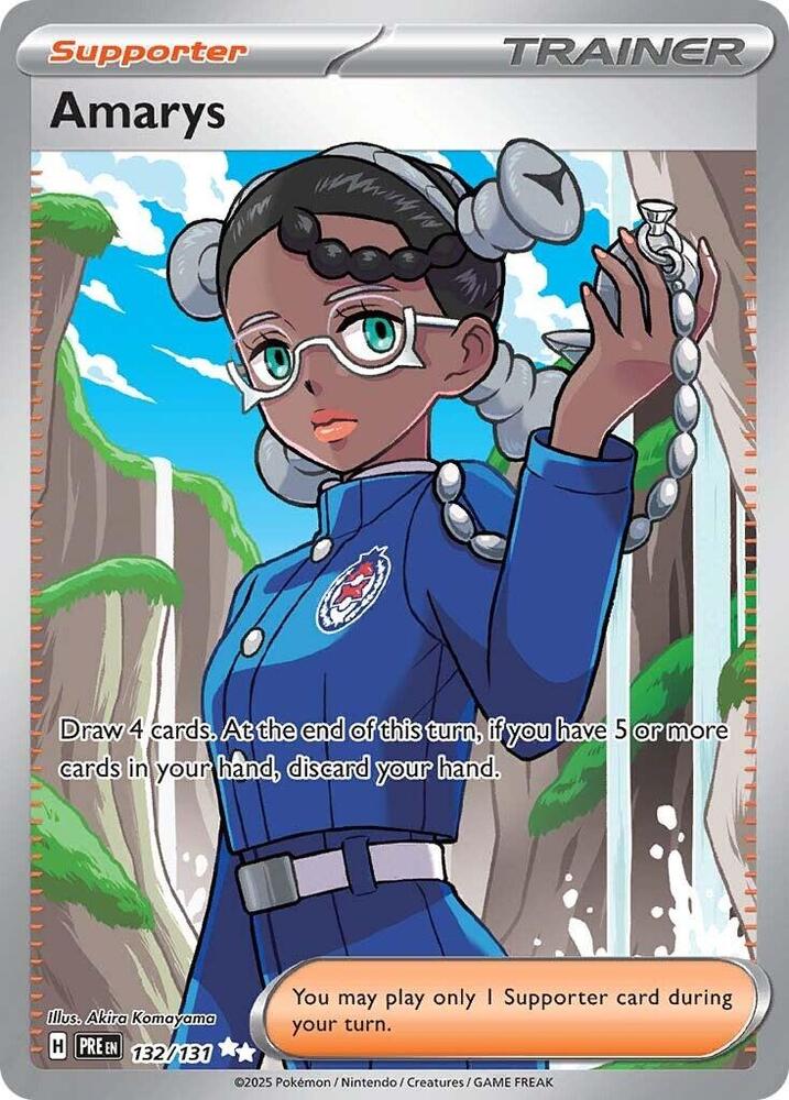 Carta Pokémon Amarys - 132/131 132/131