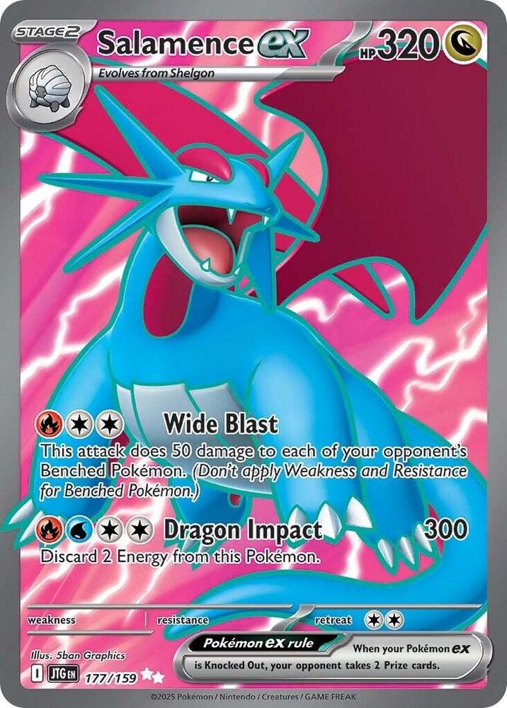 Carta Pokémon Salamence ex - 177/159 177/159