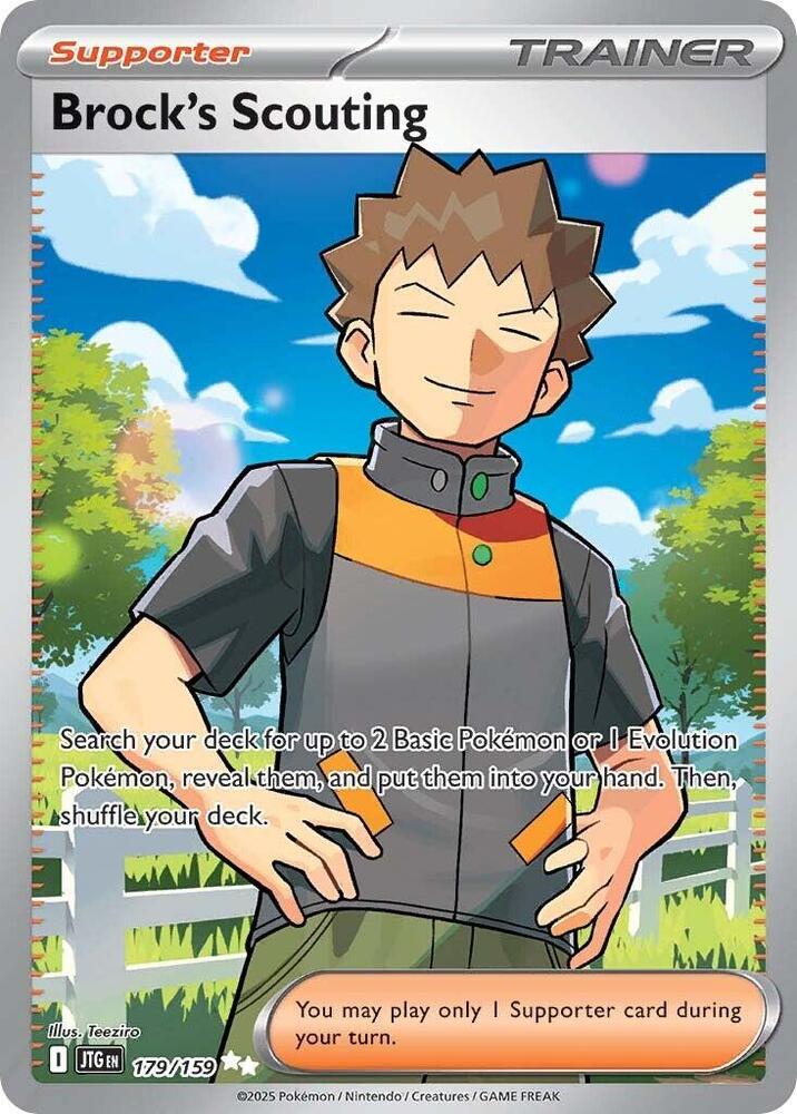 Carta Pokémon Brock's Scouting - 179/159 179/159