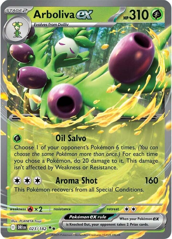 Carta Pokémon Arboliva ex 023/182