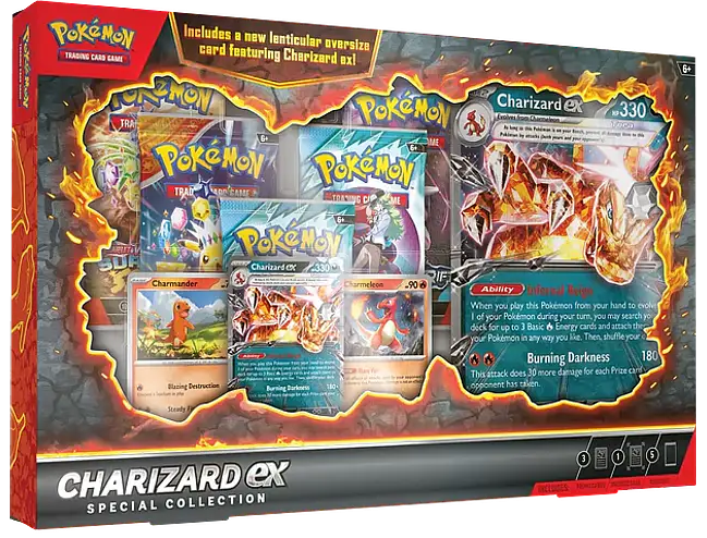 POKEMON TCG—SCARLET & VIOLET—CHARIZARD EX SPECIAL COLLECTION