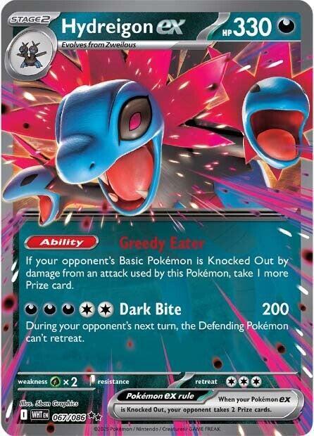 Carta Pokémon Hydreigon ex 067/086