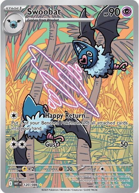 Carta Pokémon Swoobat - 120/086 120/086