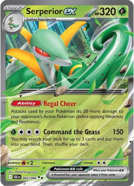 Carta Pokémon Serperior ex 003/086