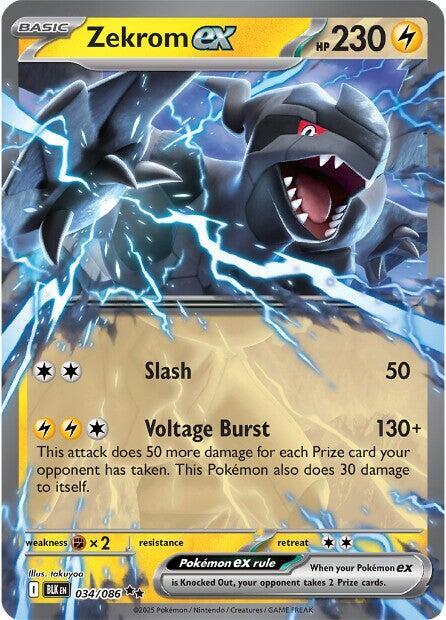 Carta Pokémon Zekrom ex 034/086