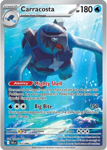 Carta Pokémon Carracosta - 107/086 107/086