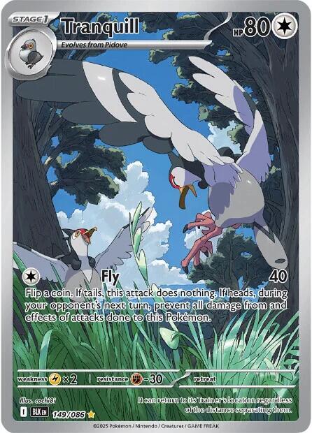 Carta Pokémon Tranquill - 149/086 149/086