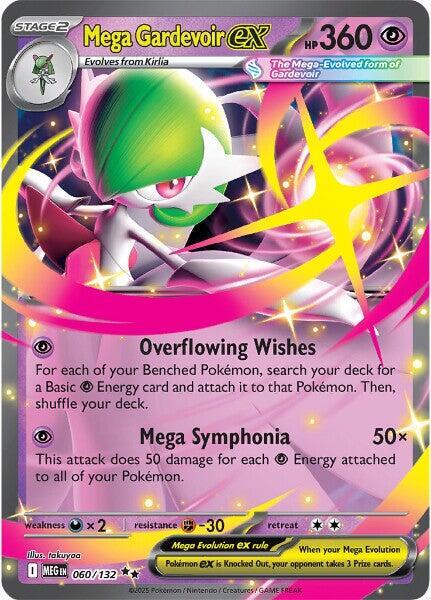 Carta Pokémon Mega Gardevoir ex - 060/132 060/132