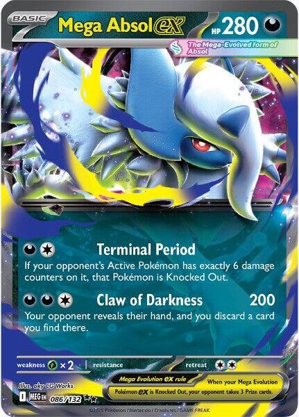 Carta Pokémon Mega Absol ex - 086/132 086/132