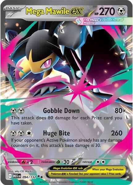Carta Pokémon Mega Mawile ex - 094/132 094/132