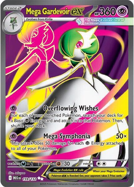 Carta Pokémon Mega Gardevoir ex - 159/132 159/132