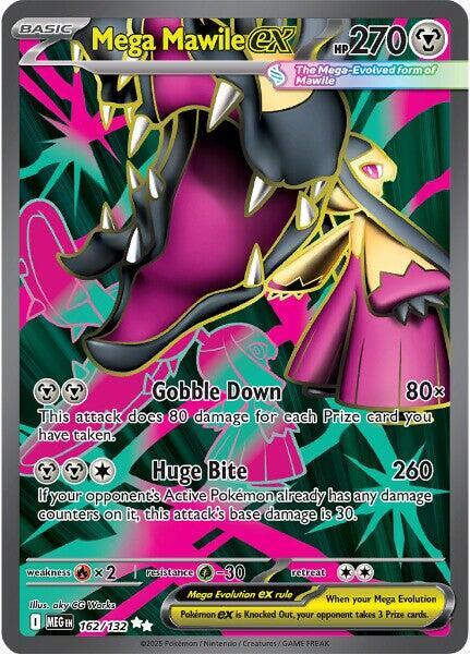 Carta Pokémon Mega Mawile ex - 162/132 162/132