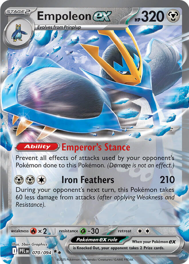 Carta Pokémon Empoleon ex - 070/094 070/094
