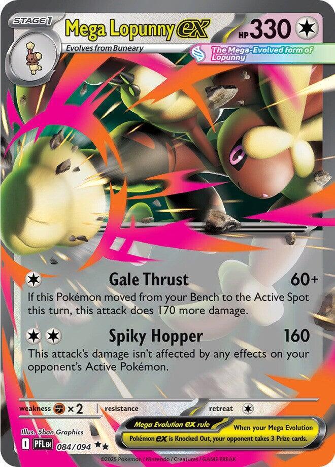 Carta Pokémon Mega Lopunny ex - 084/094 084/094