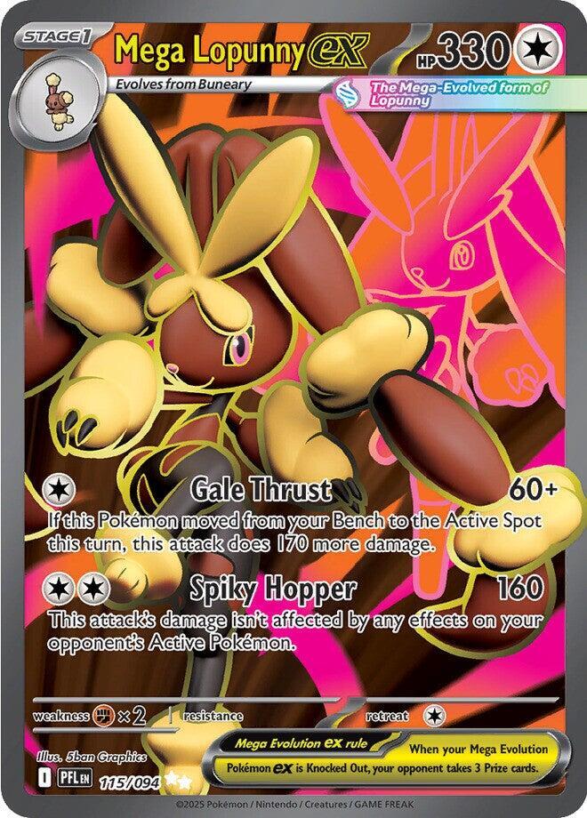 Carta Pokémon Mega Lopunny ex - 115/094 115/094