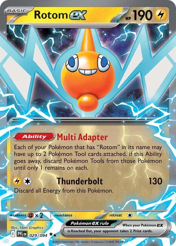 Carta Pokémon Rotom ex - 029/094 029/094