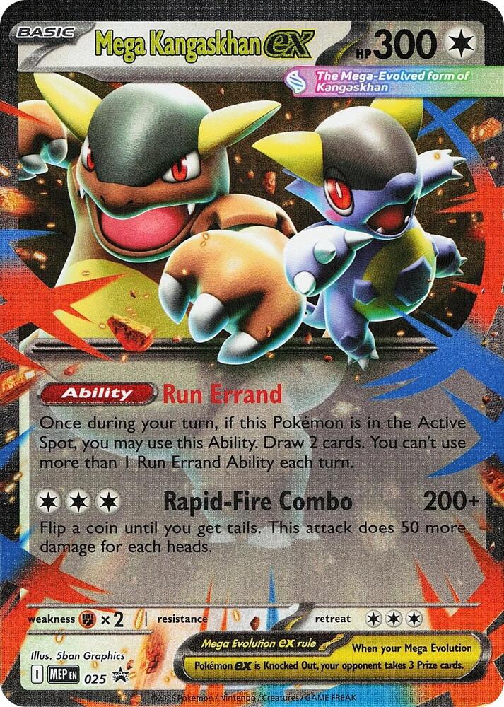 Carta Pokémon Mega Kangaskhan ex - 025 025