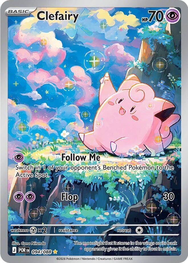 Carta Pokémon Clefairy - 094/088 094/088
