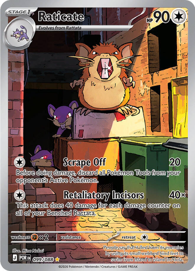 Carta Pokémon Raticate - 099/088 099/088