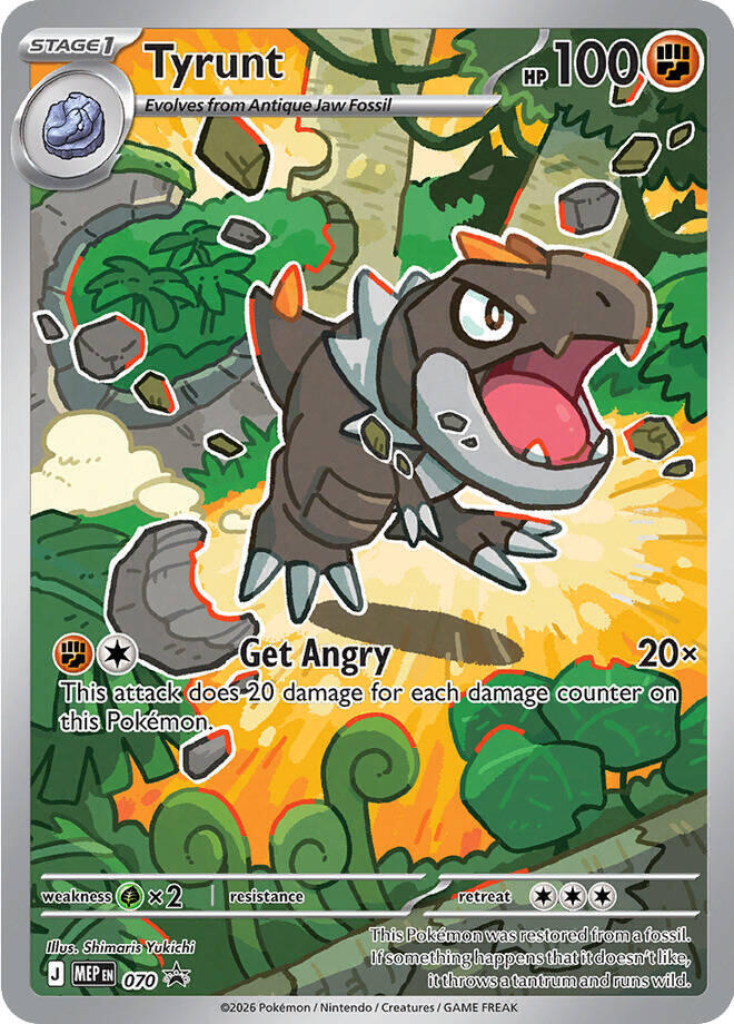 Carta Pokémon Tyrunt - 070 070