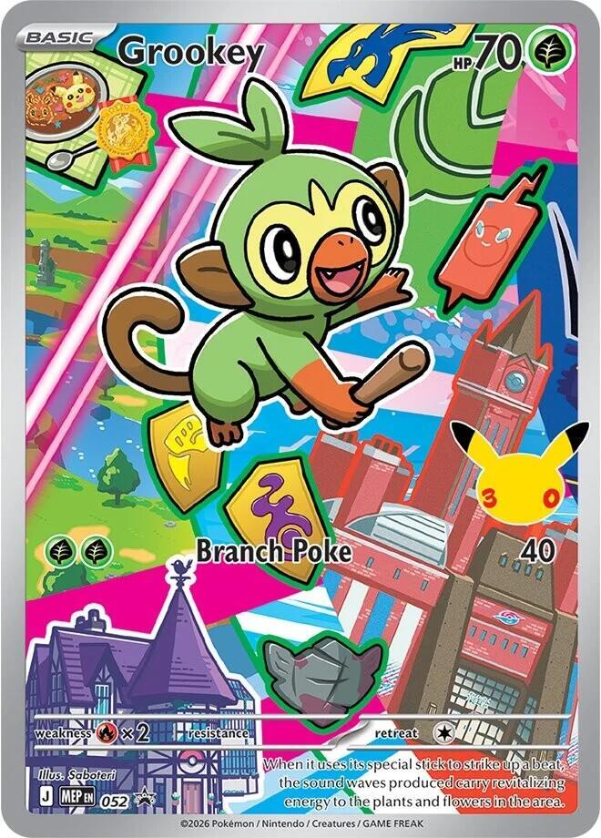 Carta Pokémon Grookey - 052 052