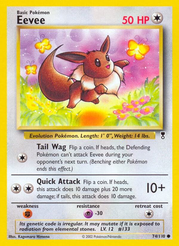 Carta Pokémon Eevee 074/110