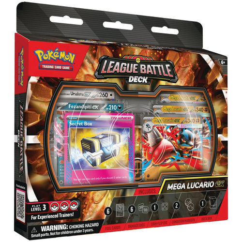 Mega Lucario ex League Battle Deck Pokémon TCG en inglés, sellado - Mundo Saidok Chile
