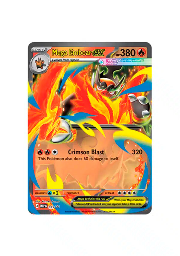 POKEMON TCG—MEGA EVOLUTION: ASCENDED HEROES—MEGA EMBOAR EX BOX